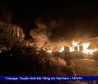 Cháy lớn thiêu thành tro hơn 3.200m2 nhà xưởng của 3 công ty