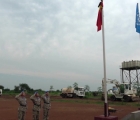 Lực lượng mũ nồi xanh Việt Nam treo cờ rủ, lập bàn thờ tưởng nhớ Tổng Bí thư Nguyễn Phú Trọng