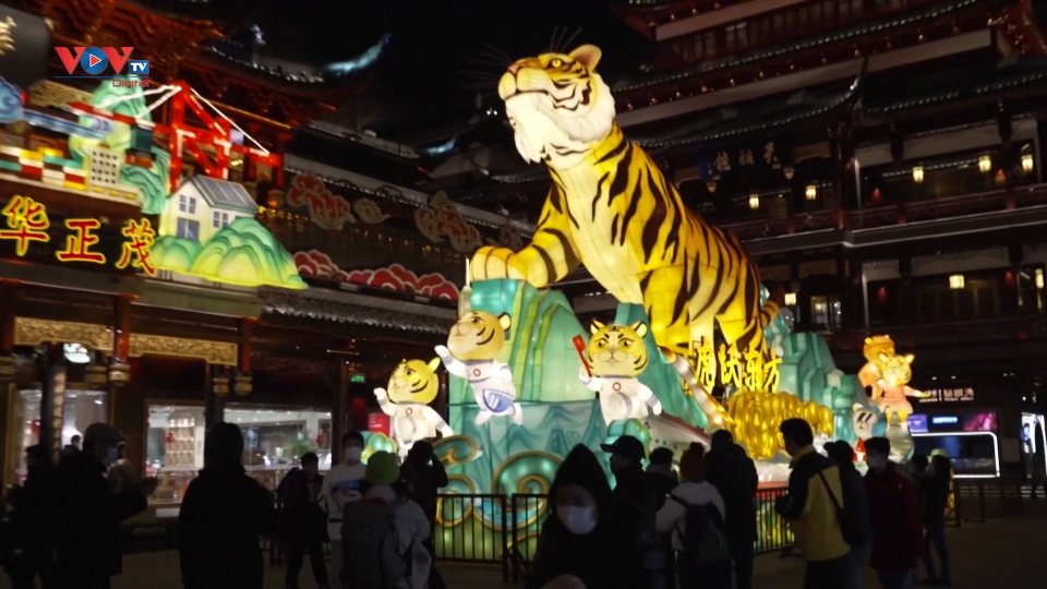 Lễ hội đèn lồng chủ đề con hổ ở Trung Quốc