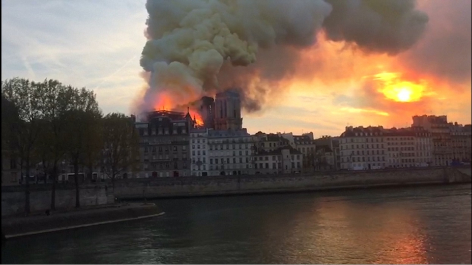 Cháy nhà thờ Đức Bà, Paris