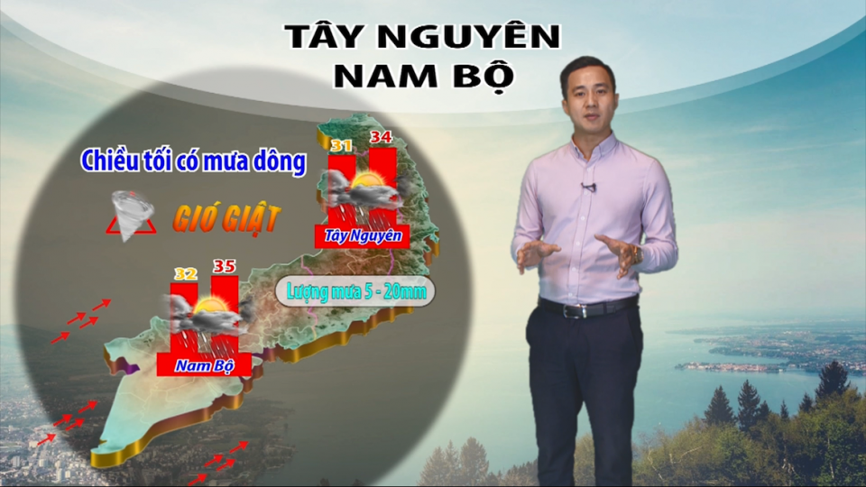 Dự báo thời tiết du lịch đêm 8/5 và ngày 9/5