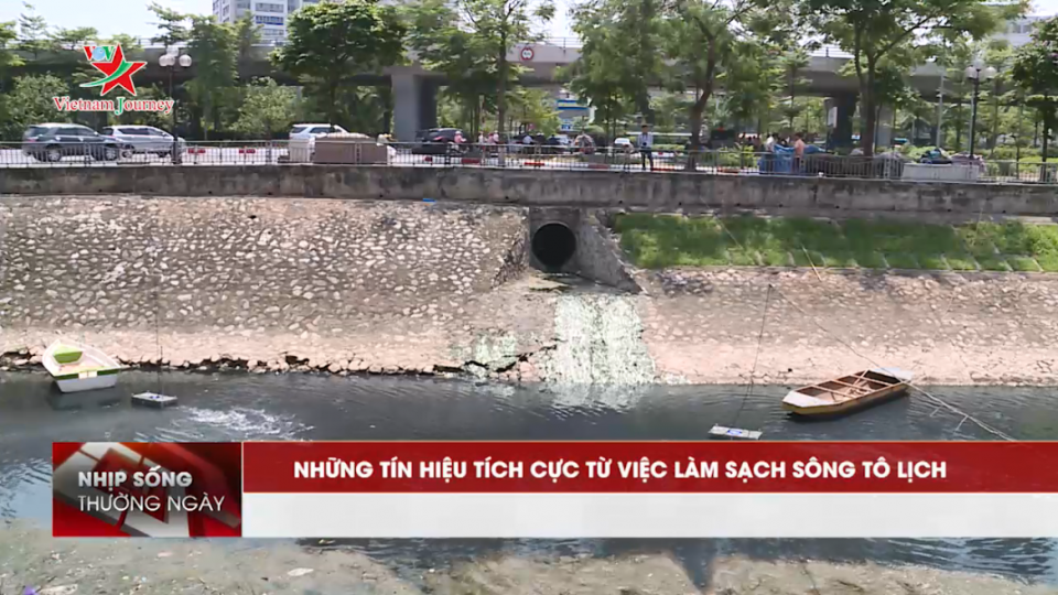 Những tín hiệu tích cực làm sạch sông Tô Lịch