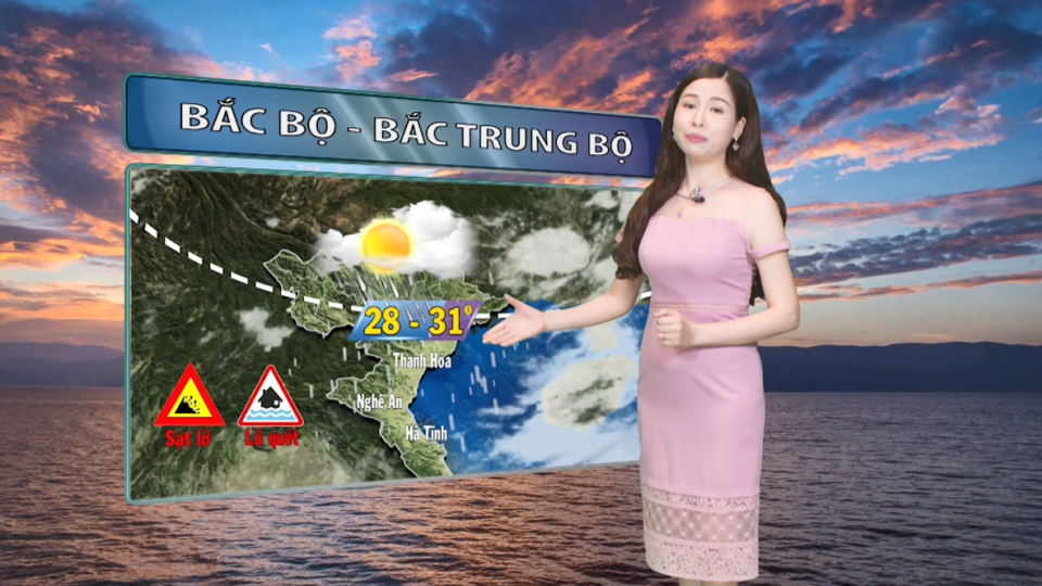 Dự báo thời tiết ngày 28/5      