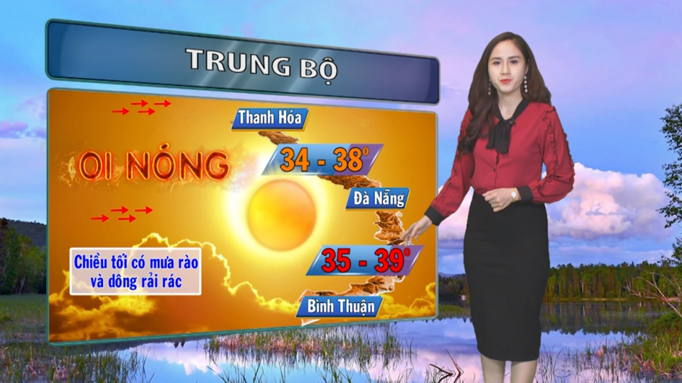 Dự báo thời tiết ngày 14/6 