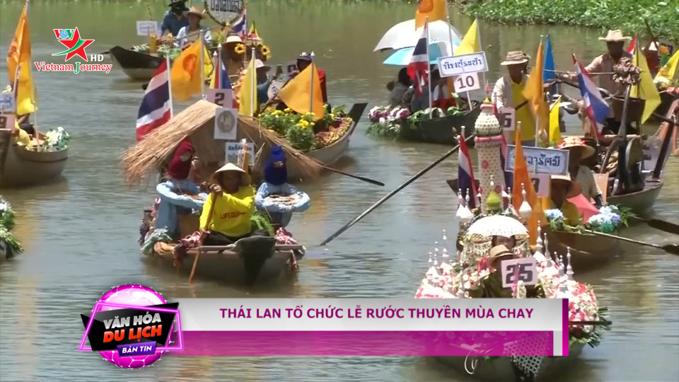 Thái Lan tổ chức Lễ rước thuyền mùa chay 