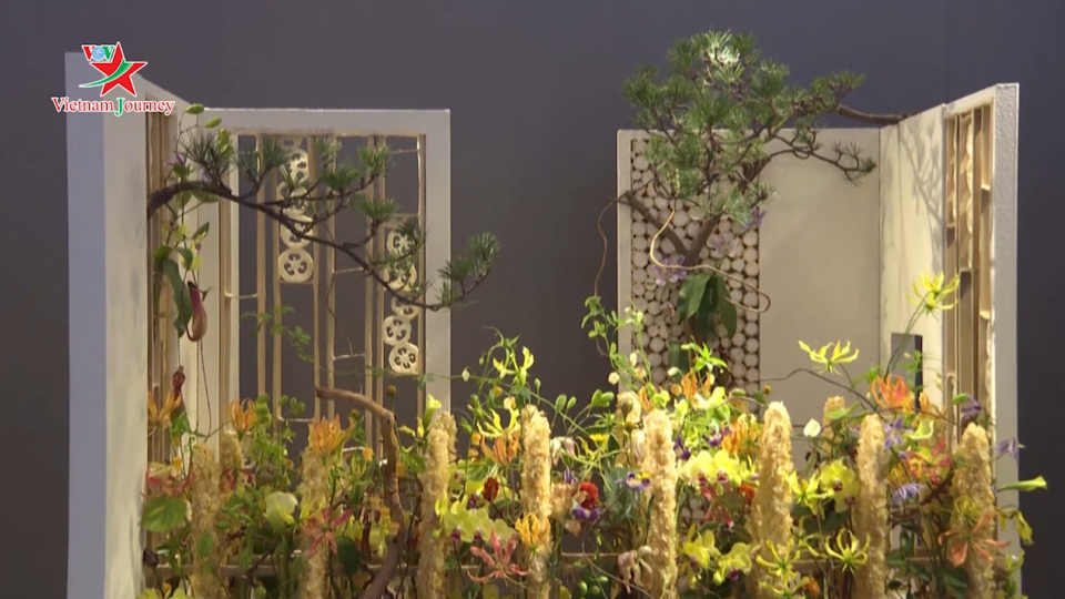 Trung Quốc trưng bày các tác phẩm hoa nghệ thuật 