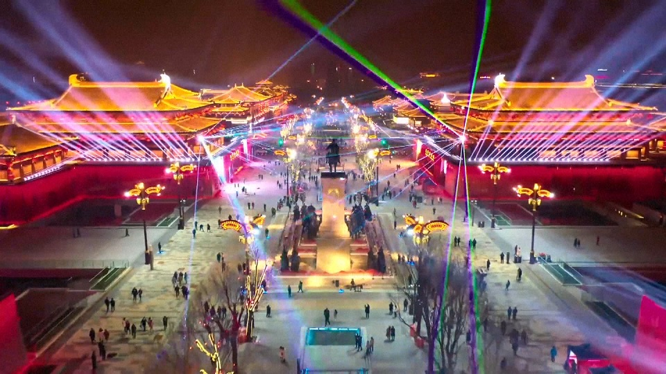 Tây An, Trung Quốc rực rỡ ánh sáng đón chào năm mới