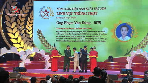 63 nông dân được trao danh hiệu Nông dân Việt Nam xuất sắc năm 2020