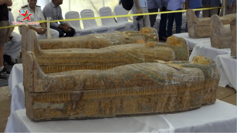 Ai Cập mở nắp các quan tài cổ 3.000 năm tuổi