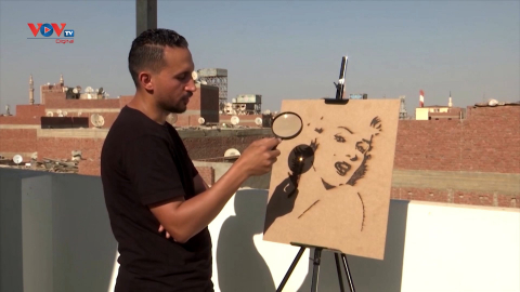 Ai Cập: Vẽ chân dung bằng những vật liệu khác thường