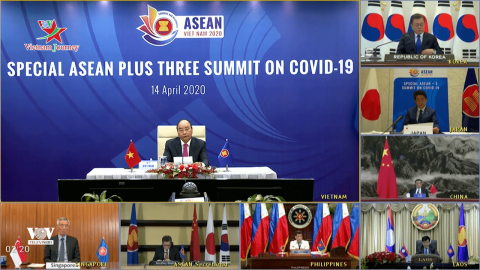 ASEAN+3: Đoàn kết hợp tác chung tay ứng phó dịch bệnh Covid-19