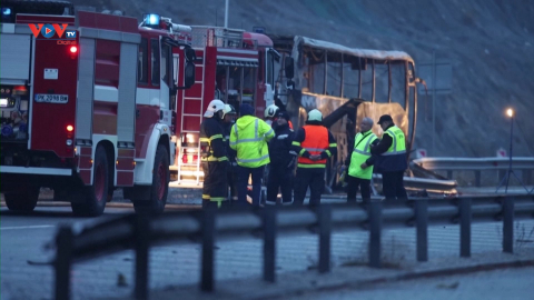 Bắc Macedonia và Bulgaria tuyên bố quốc tang tưởng nhớ các nạn nhân trong vụ tai nạn xe buýt