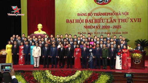 Bế mạc Đại hội Đảng bộ thành phố Hà Nội lần thứ 17, nhiệm kỳ 2020-2025