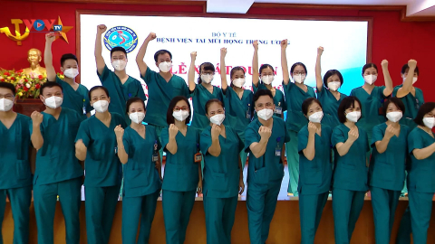Bệnh viện Tai Mũi Họng TW tiếp tục chi viện cho TP. Hồ Chí Minh chống dịch Covid-19