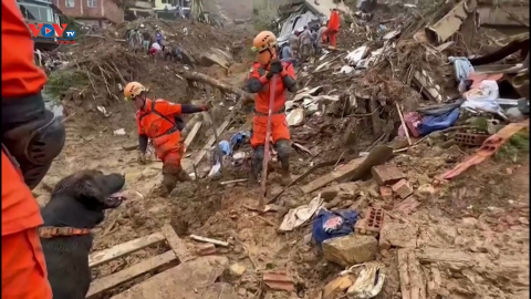 Brazil chạy đua với thời gian tìm kiếm người mất tích sau mưa lũ