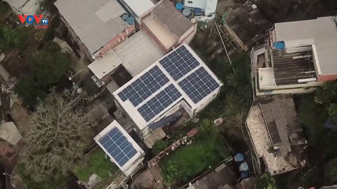 Brazil: Khu ổ chuột ở thành phố Rio De Janeiro đẩy mạnh sử dụng năng lượng mặt trời