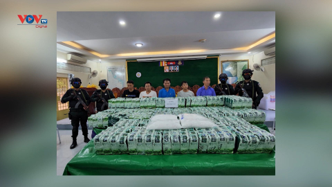 Campuchia: Thu giữ gần 900 kg ma túy
