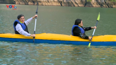Chèo thuyền kayak khám phá Vịnh Lan Hạ