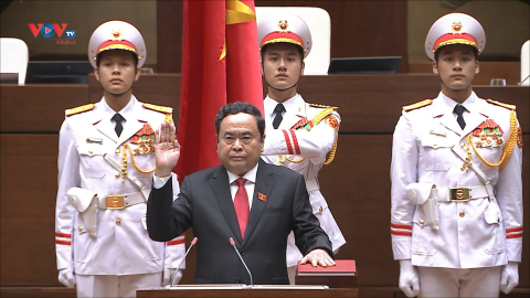 Chủ tịch Quốc hội Trần Thanh Mẫn phát biểu nhậm chức