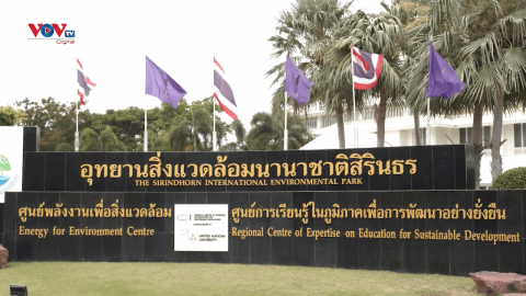 Chung tay bảo vệ môi trường tại công viên môi trường quốc tế Sirindhorn Thái Lan