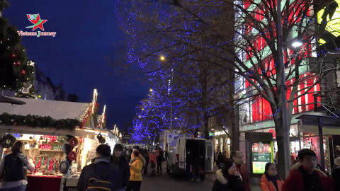 Cộng hòa Séc: Rộn ràng đón Giáng sinh đầy màu sắc tại Praha