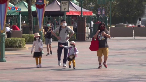 Công viên Disneyland Hong Kong (Trung Quốc) mở cửa trở lại 