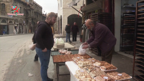 Cửa hàng bánh nổi tiếng mở cửa trở lại tại thành phố cổ Aleppo