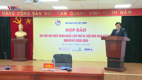 Đại hội đại biểu toàn quốc Hội Nhà báo Việt Nam lần thứ XI sẽ diễn ra từ ngày 29 - 31/12