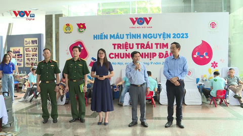 Đài Tiếng nói Việt Nam tổ chức hiến máu tình nguyện năm 2023: Triệu trái tim chung nhịp đập
