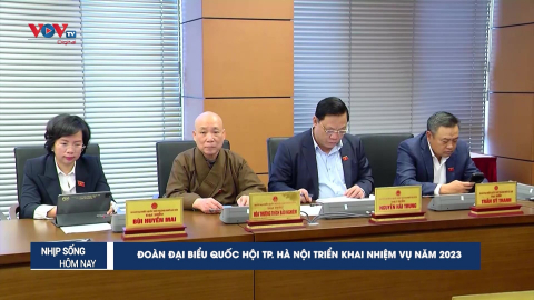 Đoàn đại biểu Quốc hội thành phố Hà Nội triển khai nhiệm vụ năm 2023