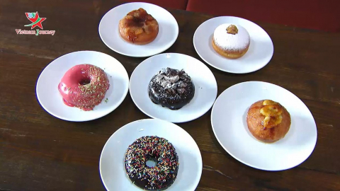 Độc đáo hương vị bánh Donut