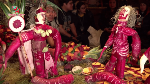 Độc đáo lễ hội truyền thống “Đêm của củ cải” ở Mexico 