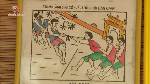 Độc đáo tranh dân gian làng Sình xứ Huế