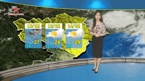 Dự báo thời tiết 3 ngày từ 12/2/2020 | Vùng núi Đông Bắc Bộ cần đề phòng mưa dông 