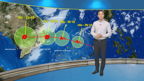Dự báo thời tiết 3 ngày từ 29/10/2019 | Áp thấp nhiệt đới có thể mạnh lên thành bão