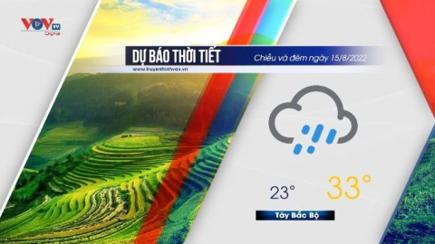 Dự báo thời tiết chiều và đêm 15/8 | Nam Bộ có mưa rào và dông rải rác