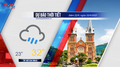 Dự báo thời tiết đêm 22 và ngày 23/09/2022 | Tây Nguyên và Nam Bộ có mưa rào và dông