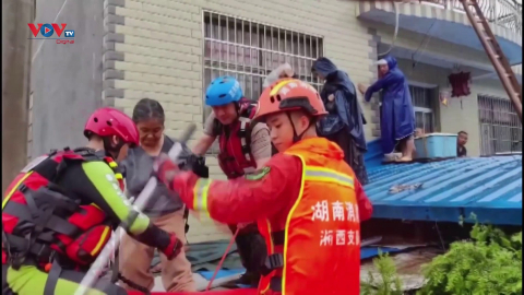 Gần 7.000 người sơ tán sau mưa lớn ở miền Trung Trung Quốc
