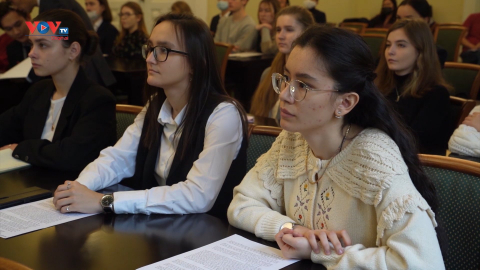 Giao lưu sinh viên học tiếng Việt tại Liên Bang Nga