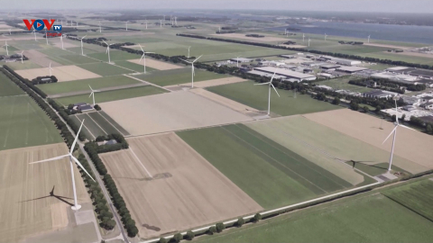 Hà Lan khánh thành trang trại điện gió lớn nhất trên đất liền