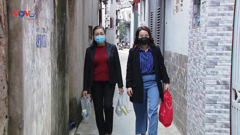 Hà Nội: Phụ nữ quận Tây Hồ thực hiện “3V” để phòng chống dịch