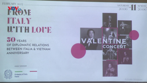 Hoà nhạc kỷ niệm 50 năm quan hệ Ngoại giao Việt Nam - Italia
