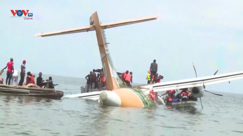 Ít nhất 19 người tử vong trong vụ rơi máy bay ở Tanzania 