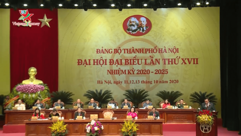 Khai mạc Đại hội Đại biểu Đảng bộ TP Hà Nội lần thứ XVII nhiệm kỳ 2020-2025