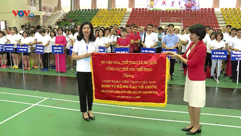 Khai mạc Giải thể thao Công đoàn Viên chức Việt Nam 2020