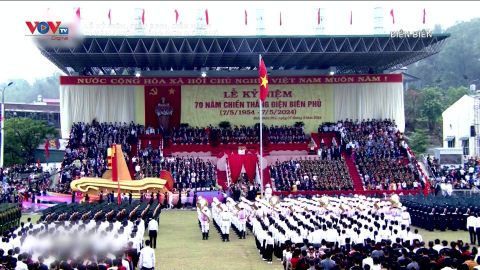 Lễ mít tinh và diễu binh diễu hành kỷ niệm 70 năm chiến thắng Điện Biên Phủ