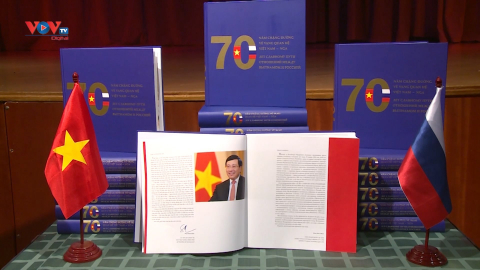 Lễ ra mắt cuốn sách "70 năm chặng đường vẻ vang quan hệ Việt Nam - Nga"