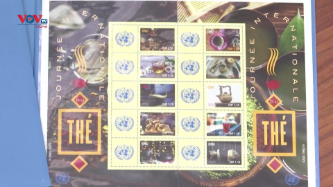 Liên Hợp Quốc lần đầu tiên phát hành bộ tem nhân Ngày Trà Quốc tế