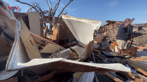 Mỹ: 26 người thiệt mạng trong trận lốc xoáy kinh hoàng ở Mississippi