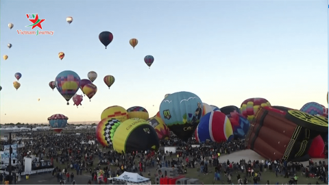 Mỹ: Bế mạc lễ hội khinh khí cầu quốc tế Albuquerque